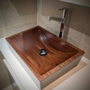 Meuble bain en contraste