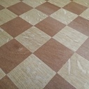 Plateau d'échec en bois rouge, chêne et wengé