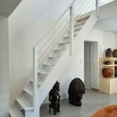 Escalier droit et Garde-corps. Pin Sylvestre.