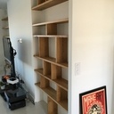 Bibliothèque ouverte chêne