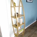 Étagère Lamellé-collé cintré .