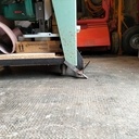 Pied avant en cours de bascule