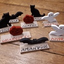 Porte-prénom Halloween