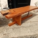 Table basse style G. Nakashima
