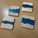 Sous-verres en frêne