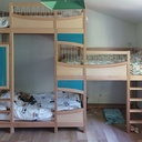 Lits superposés triples ou encore bateau de pirate, cabane, etc. au gré des histoires