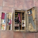 Restauration et agencement d'une caisse à outils de menuisier