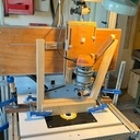 Table basse façon petit bureau avec piétement démontable