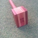 Maillet bois exotique de récup