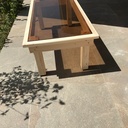 Table basse jardin , 100% bois de palette récupéré