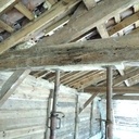 Rafistolage d'un bout d'entrait