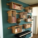 Bibliothèque suspendue