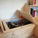 Bibliothèque modulable + rangements