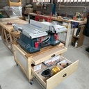 Support scie sous table