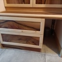 Dressing en noyer et érable