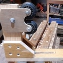 Lunette de tournage à deux galets