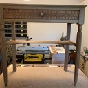 Restauration d'une table de toilette art déco