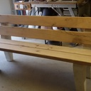 Banc chene exterieur