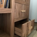 Meuble bas en Noyer pour la platine