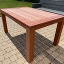 Table en padouk massif