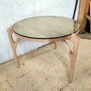 Table basse en hêtre.