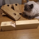 Présentoir à bouteille en équilibre