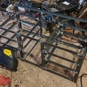 Meuble tv avec une structure métallique