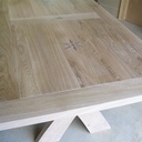 Table en chène cérusé