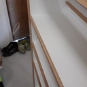 Étagères rapides en melaminé et chêne