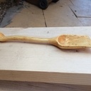 Cuillère tulipe en Saule