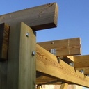 PERGOLA (bois acheté raboté en GSB)