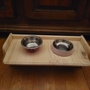 Plateau repas pour le chat