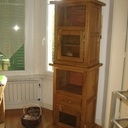 Petit homme debout en chêne