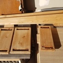 Etagère bois SANS clou, vis ou ferraille... nada, pas de taquet, rien...