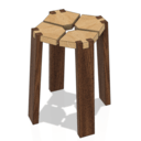 Tabouret Zeloko paramétrique