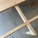 Pieds gainés et profilés sur deux arrêtes