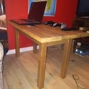 Table basse plateau en chêne