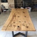 Table à manger en chataignier