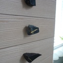 Semainier, façade de tiroir en onglet