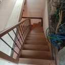 Escalier sur crémaillère