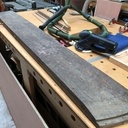 Une console facile en chêne et médium