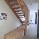 Aménagements sur un escalier existant.