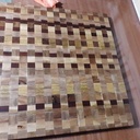 Planche à découper en bois de bout