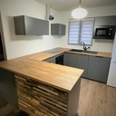 Plan de travail en chêne massif