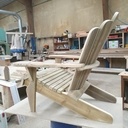 Fauteuil type Adirondack