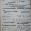 équarrissoirs Sorby, aux Forges de Vulcain, 1912