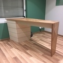 Bureau de consultation en chêne et érable sycomore