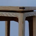 Guéridon Frêne et Noyer