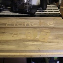 Après usinage, petit test d'inclusion, retouches