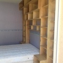 Bibliotheque en frêne